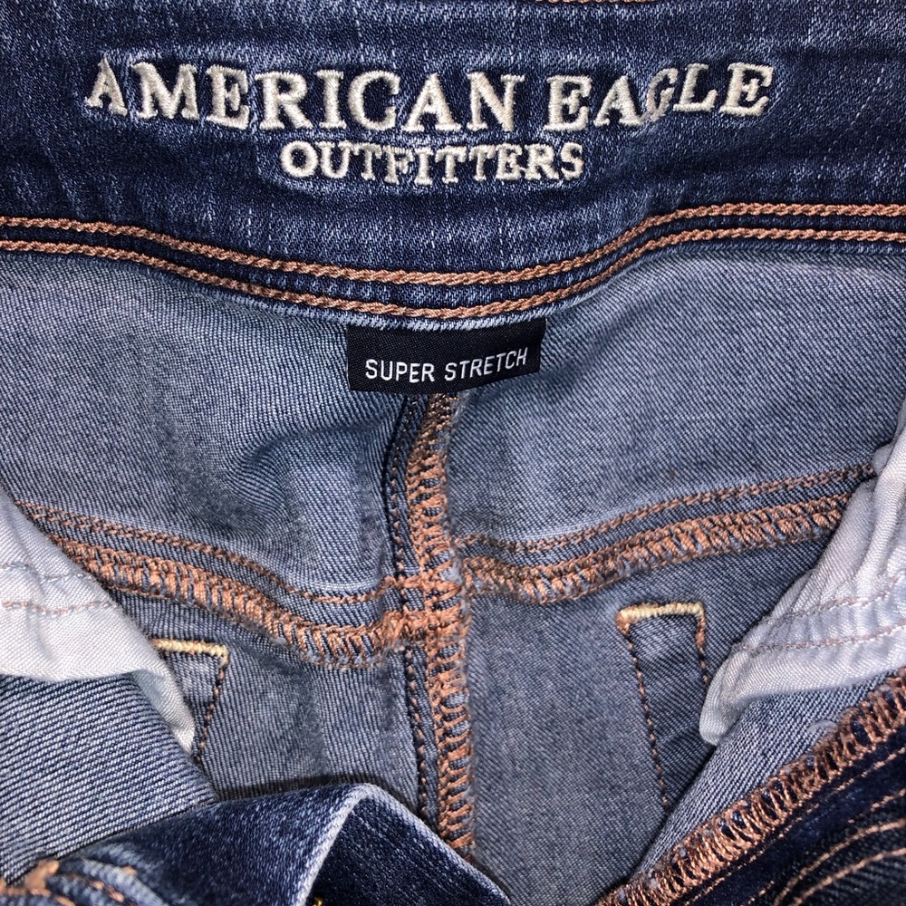 American Eagle Outfitters Blue Flare & Wide Leg Jeans - Picture 3 of 5